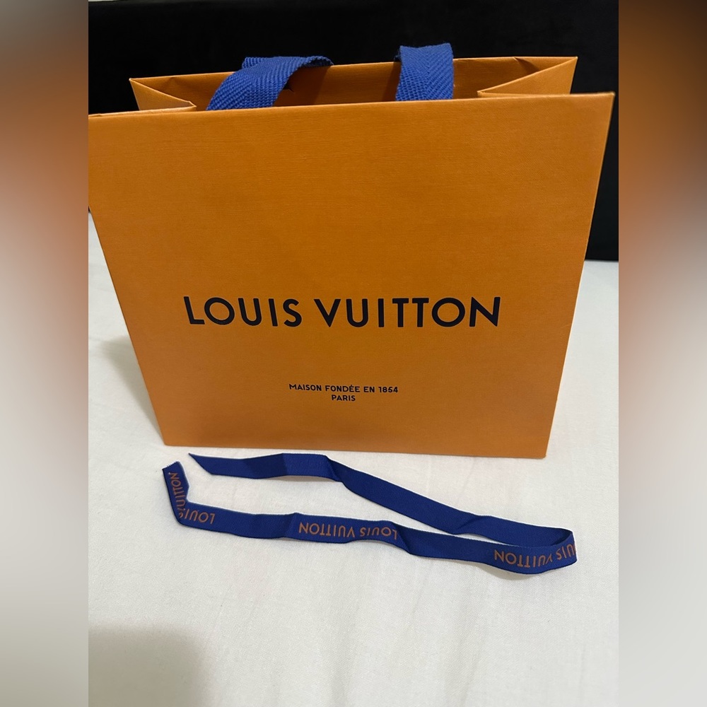 Authentic Louis Vuitton Paper shopping Gift Bag- Small Size